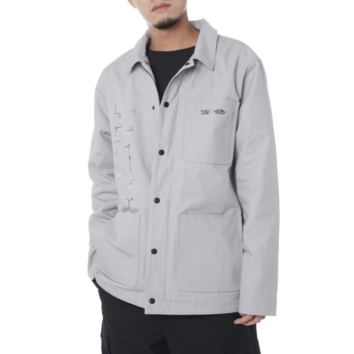 Vans X They Are Year Of The Ox Corvée Manteau Argent