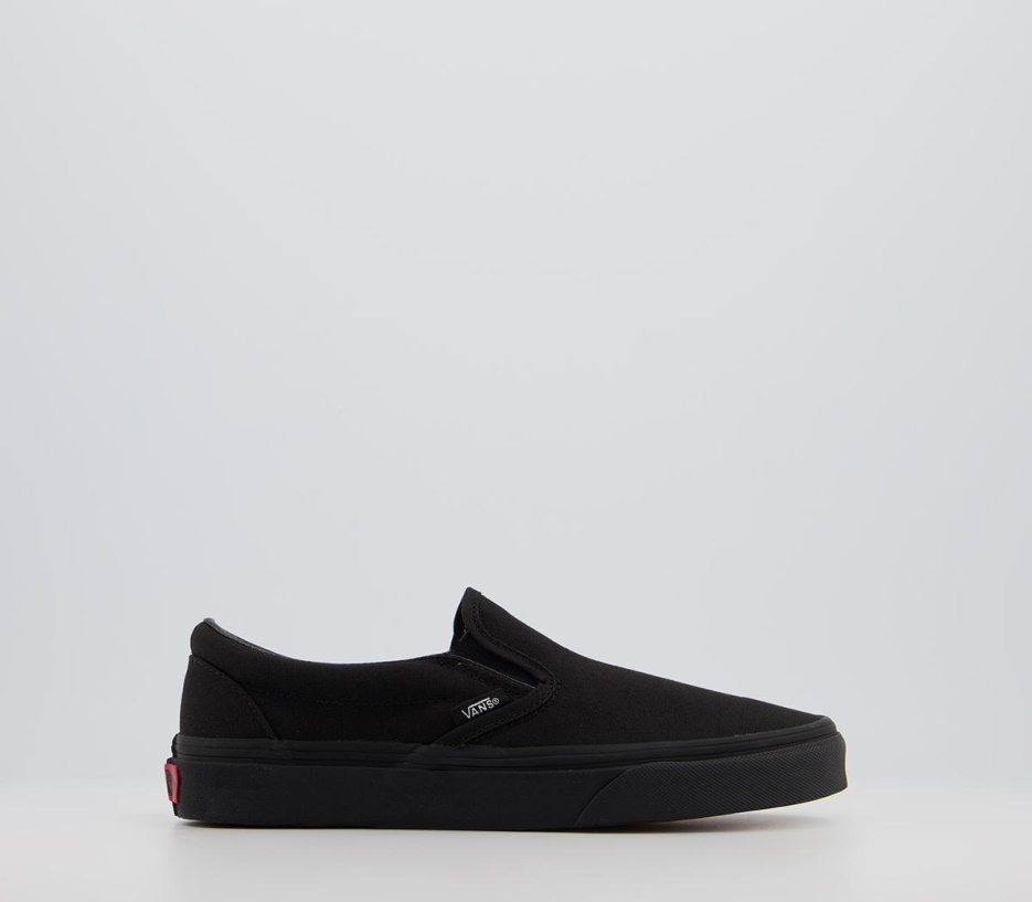 Vans Baskets Classiques à Enfiler Noir Mono