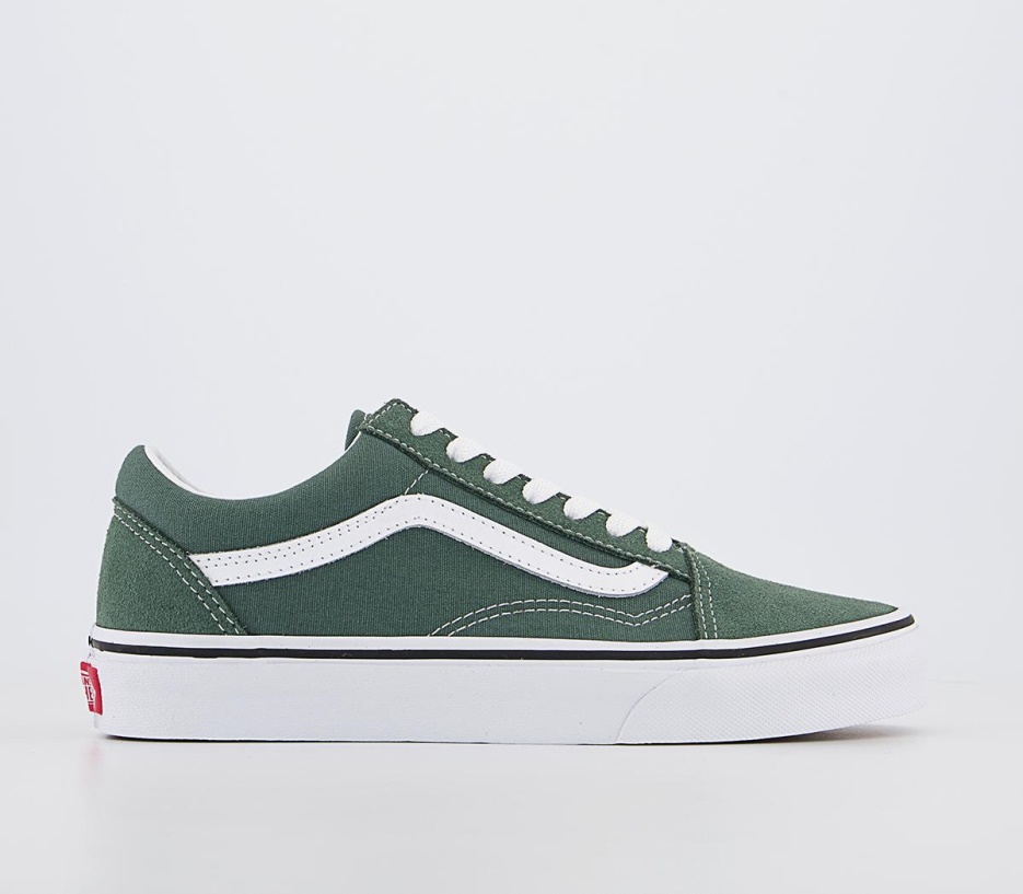 Vans Old Skool Formateurs Théorie Des Couleurs Vert Canard