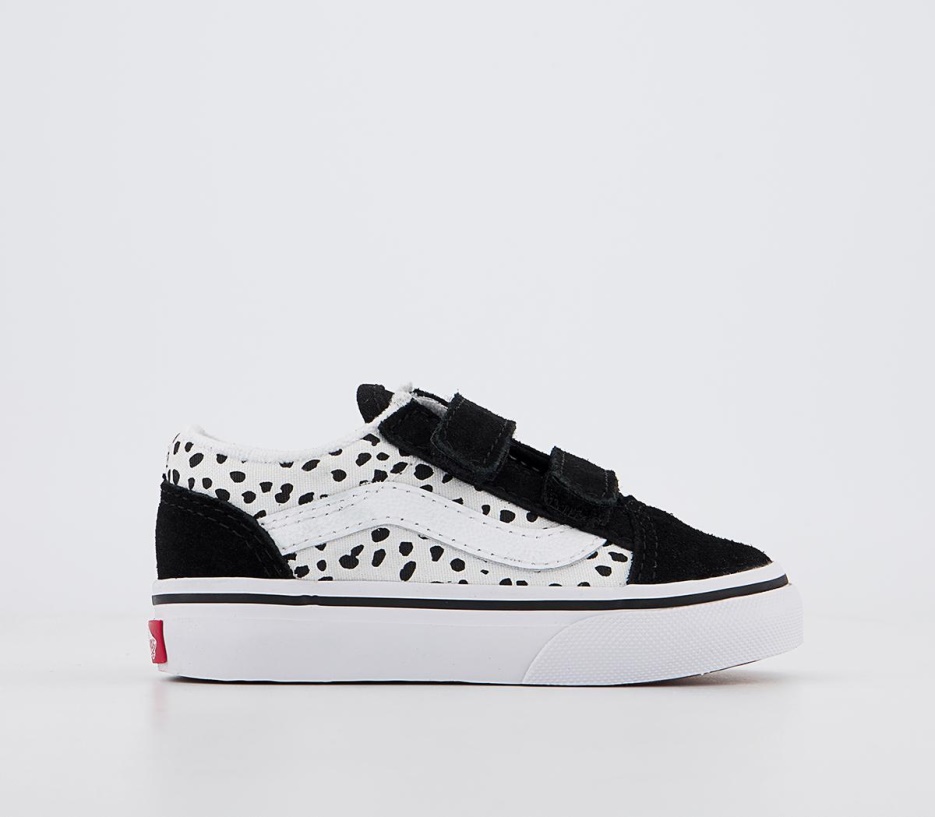 Vans Old Skool Baskets Dalmation Noir Vrai Blanc