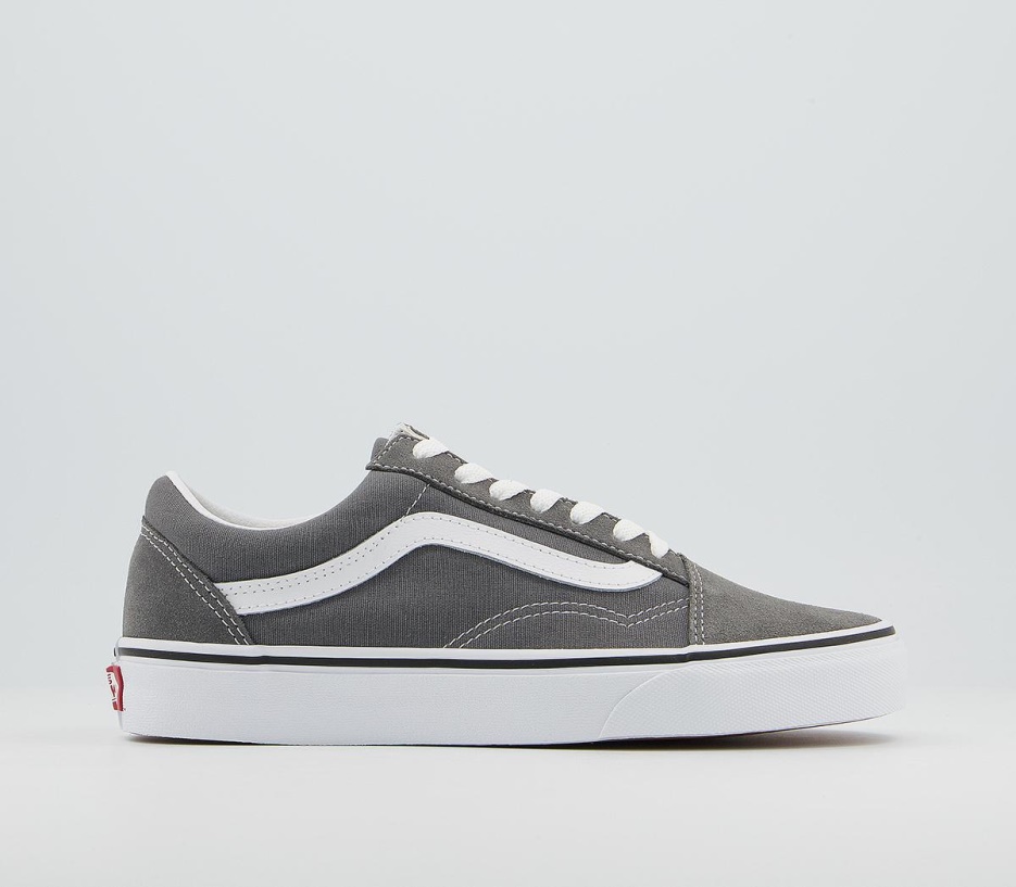 Vans Old Skool Baskets étain Vrai Blanc