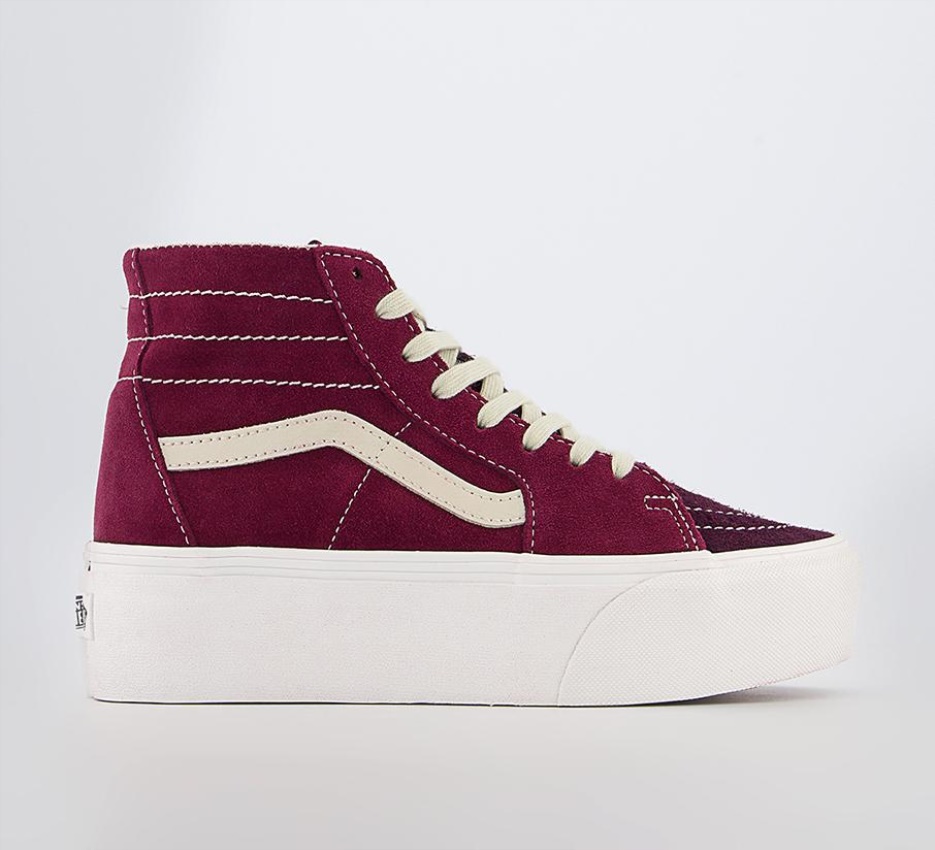 Vans Sk8 Hi - Baskets Fuselées Empilables En Daim Variété Fauve Port