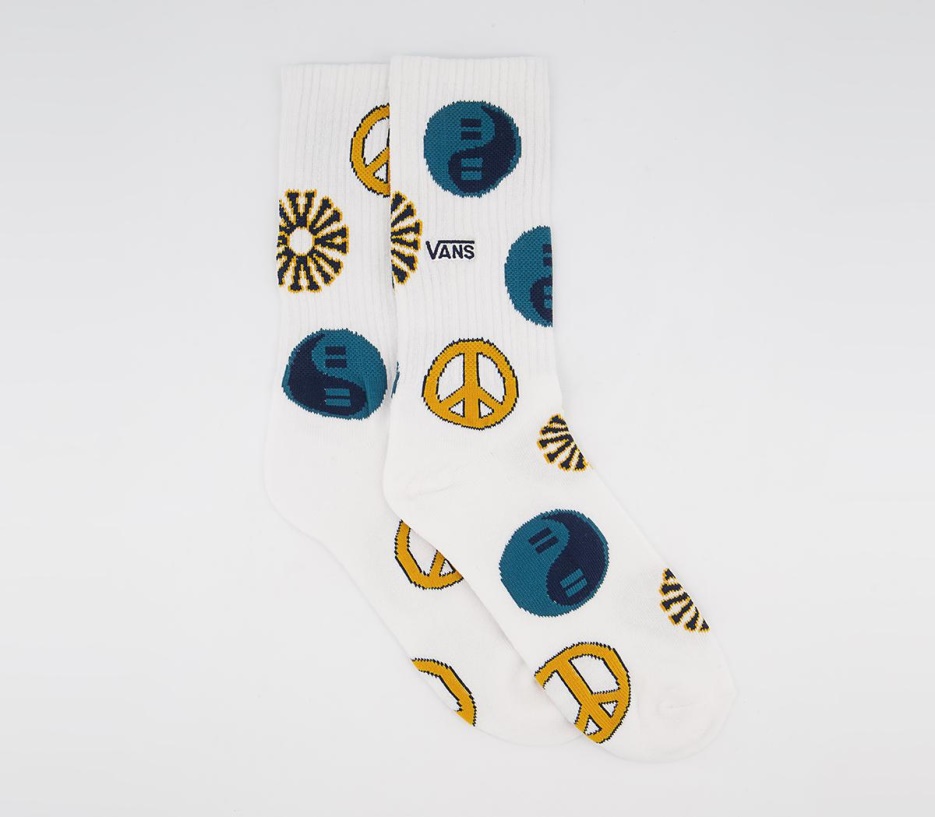 Vans Take A Stand Crew Sock 1 Pack Blanc