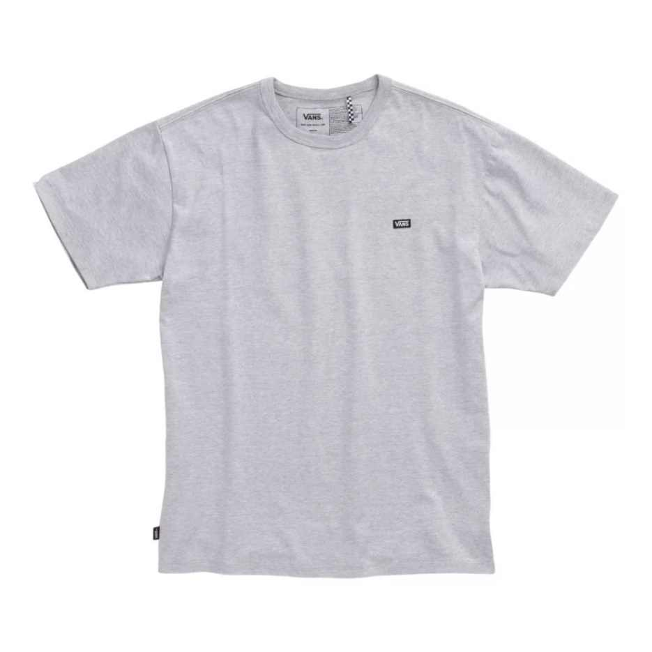 Vans Hommes Off The Wall T Shirt Manches Courtes Col Rond Coton Casual Athlétique Chiné