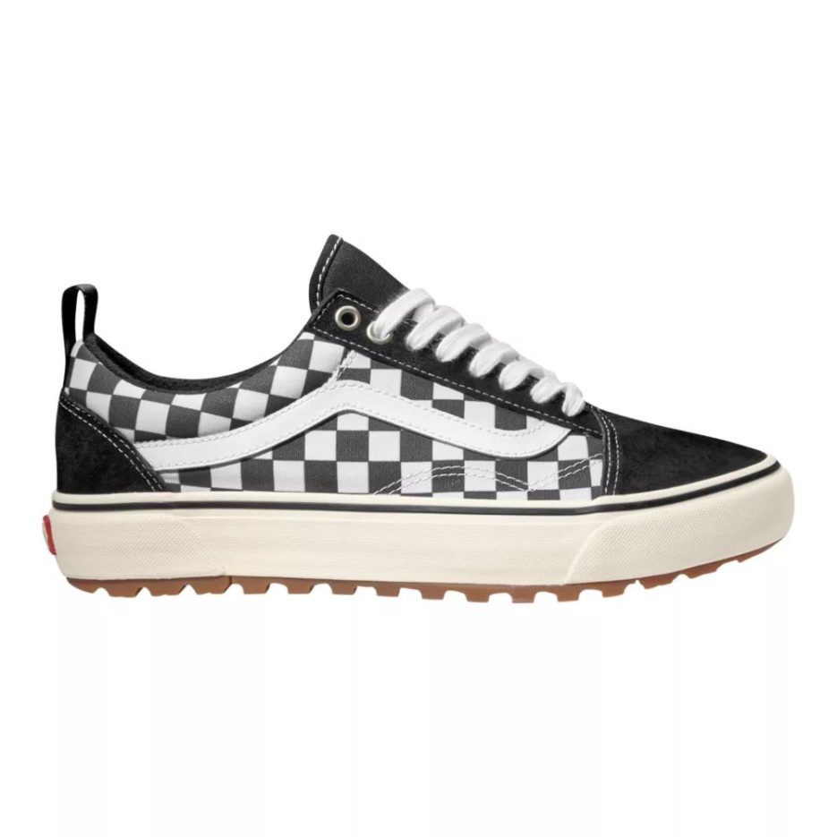 Vans Hommes Old Skool Mte-1 Bottes Montantes Randonnée Décontracté Hydrofuge Noir-blanc