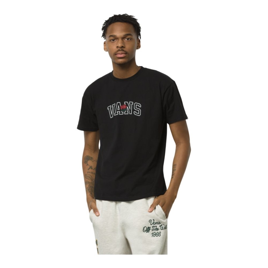 Vans T Shirt 66 Champs Homme Noir