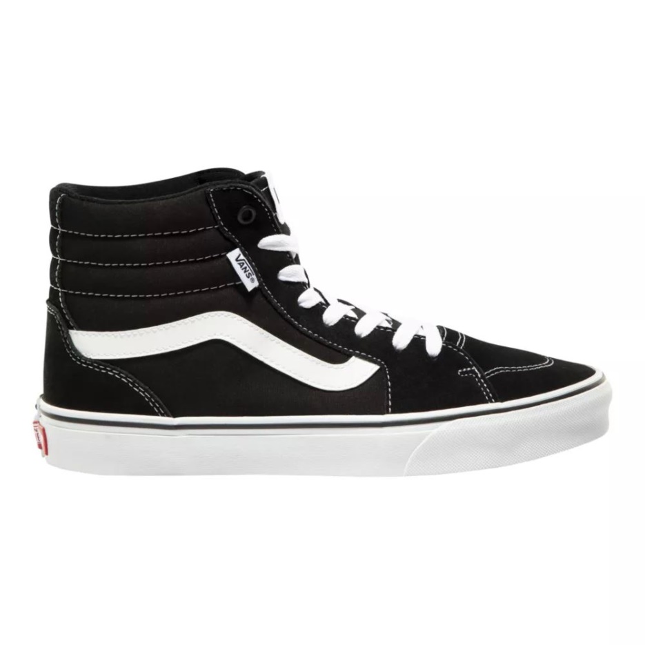 Vans Hommes Filmore Hi Chaussures Noir-blanc