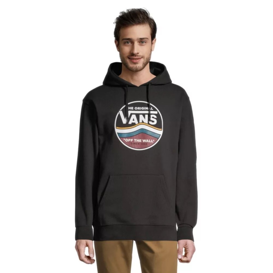 Vans Robe à Capuche à Rayures Multiples Pour Hommes Bleu