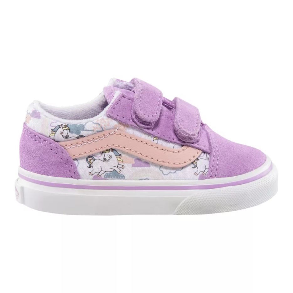 Chaussures De Skate Vans Old Skool V Pour Petite Fille Mythical Glow Sheer Lilac