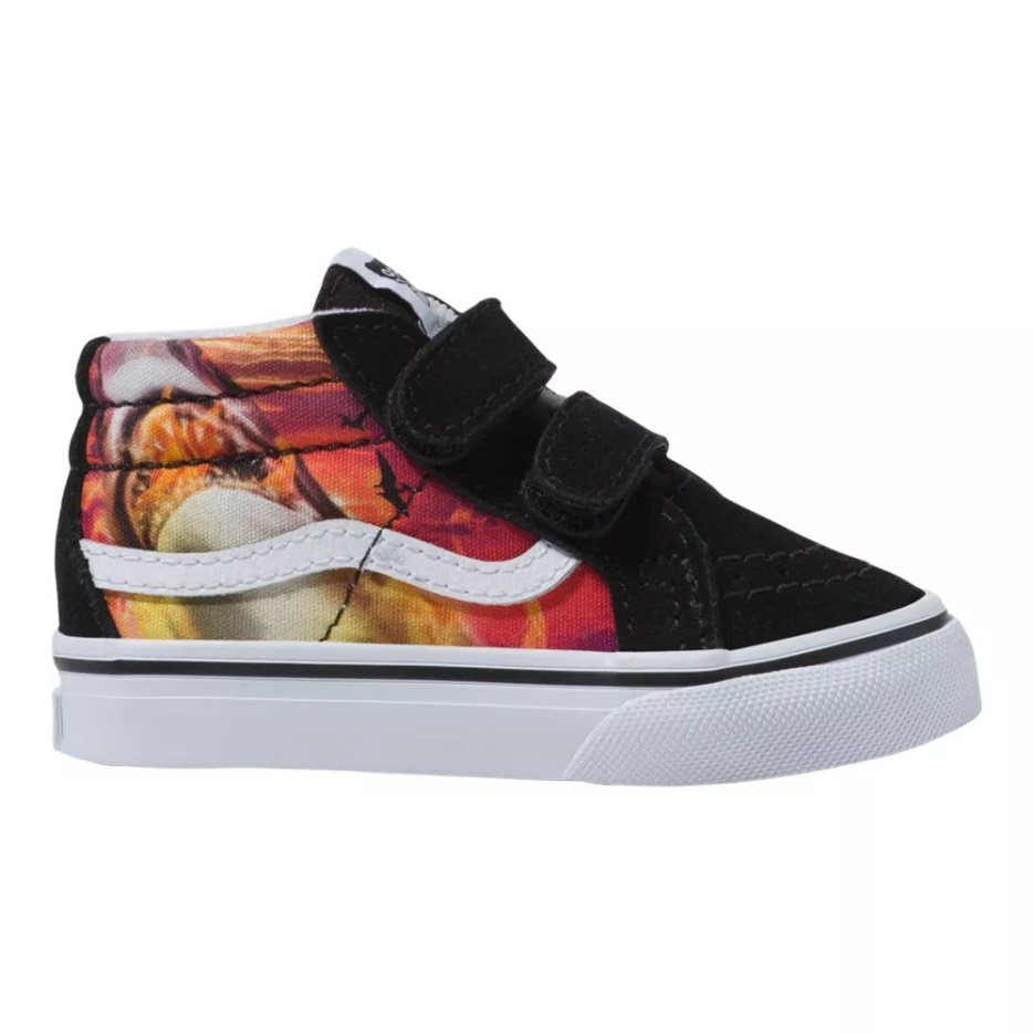 Vans Enfant Sk8-mid Reissue V Chaussures De Skate Shark Sunset-noir