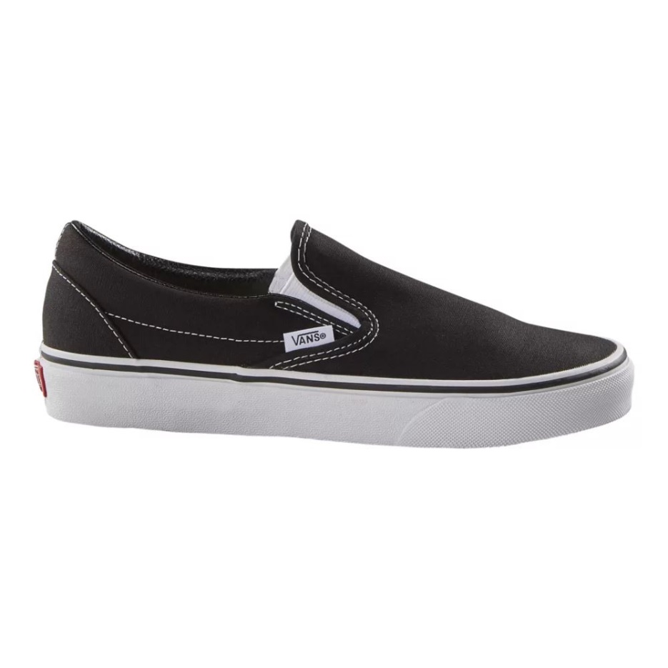 Vans Femmes Chaussures De Skate Classiques Baskets Basses à Enfiler Respirant Noir