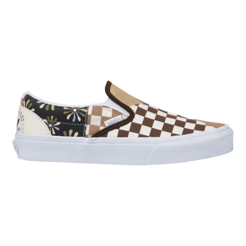 Vans Femme Classic Slip-on Divine Chaussures De Skate Patchwork
