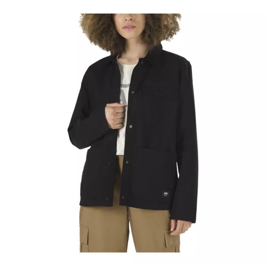 Vans - Veste Drill Chore Pour Femme, Compressible, Noir