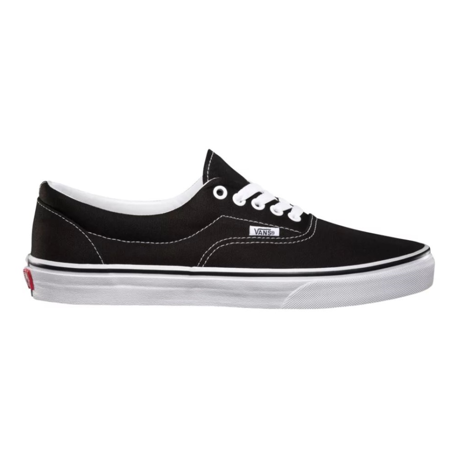 Vans Femmes Era Skate Chaussures Baskets Légères Noir-blanc