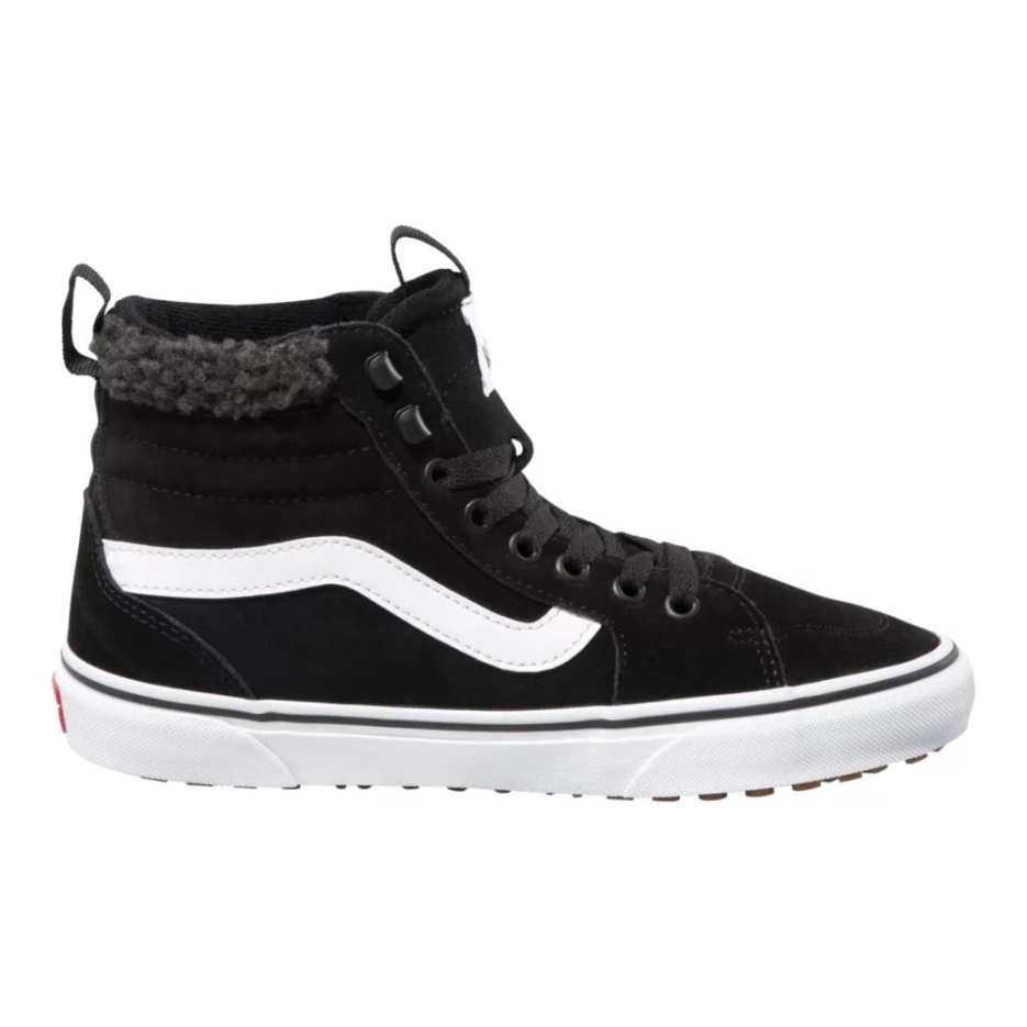 Vans Femmes Filmore Vansguard Bottes Montantes Skate Hydrofuge Suède Noir-blanc