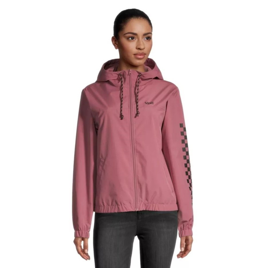 Vans Veste Femme Kastle Check Me Déco Rose