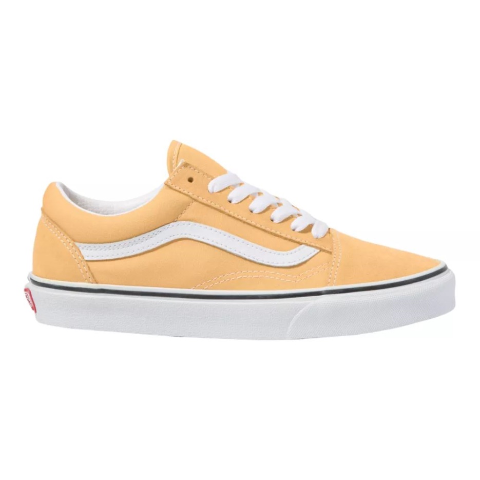 Vans Old Skool Chaussures De Skate Pour Femme Baskets Basses à Enfiler Crème Respirante