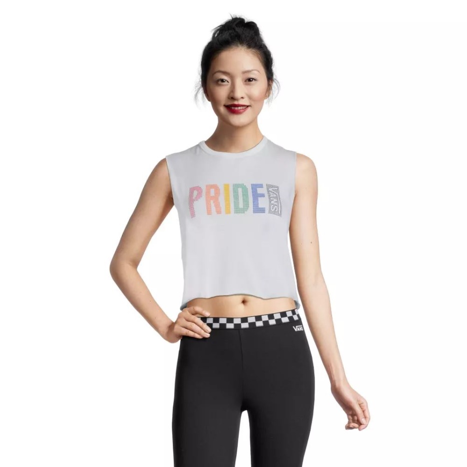 Vans Femme Pride Muscle Tank Blancblanc