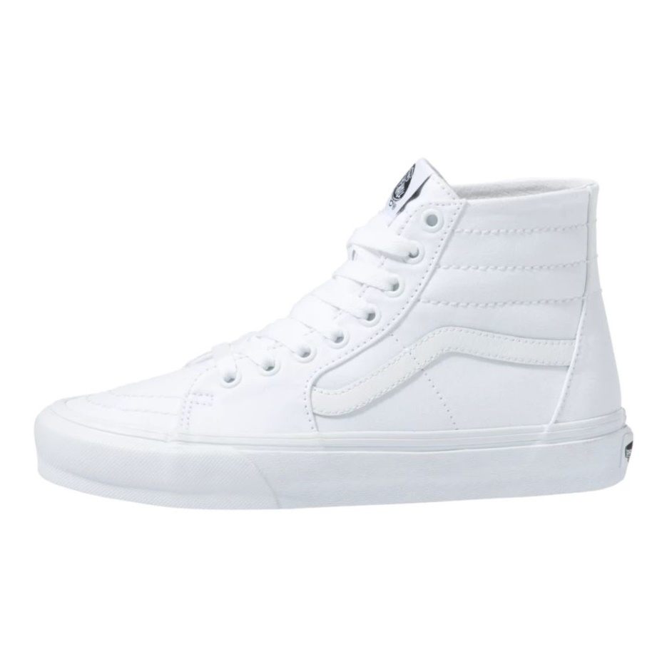 Vans Femmes Sk8-hi Tappered Chaussures De Skate En Toile Blanc Véritable