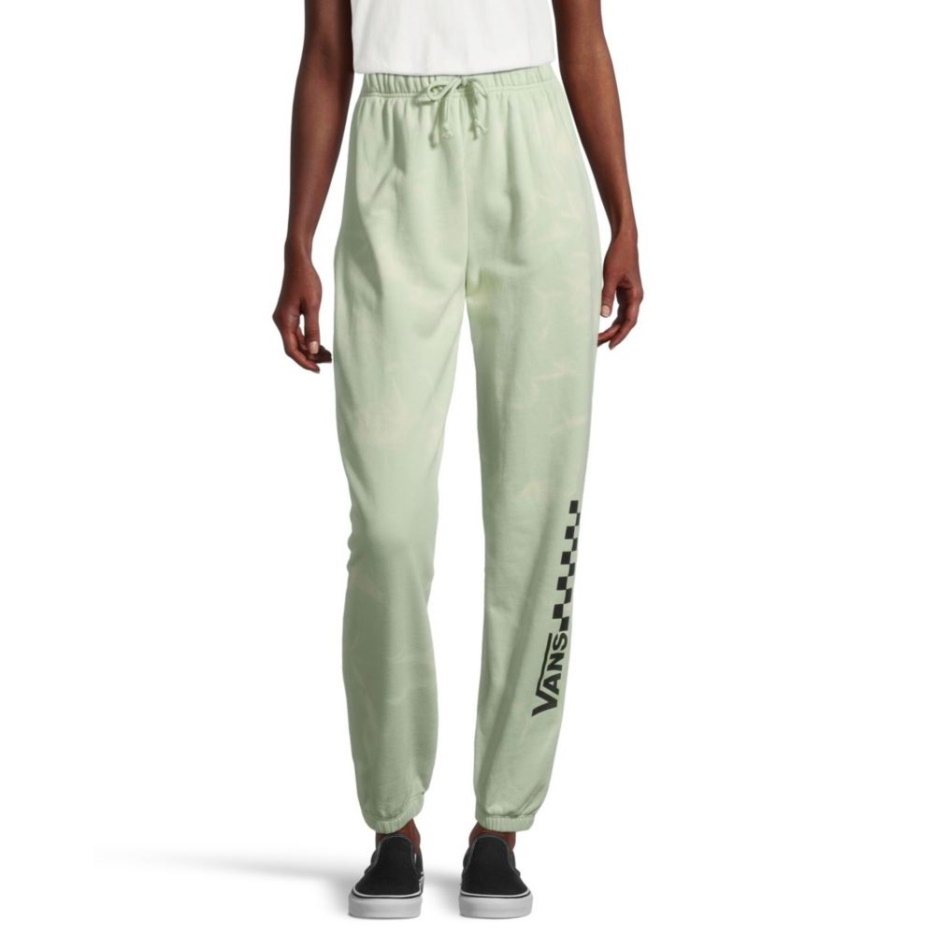 Vans Pantalon De Survêtement Délavé à L'eau Pour Femme Vert Céladon