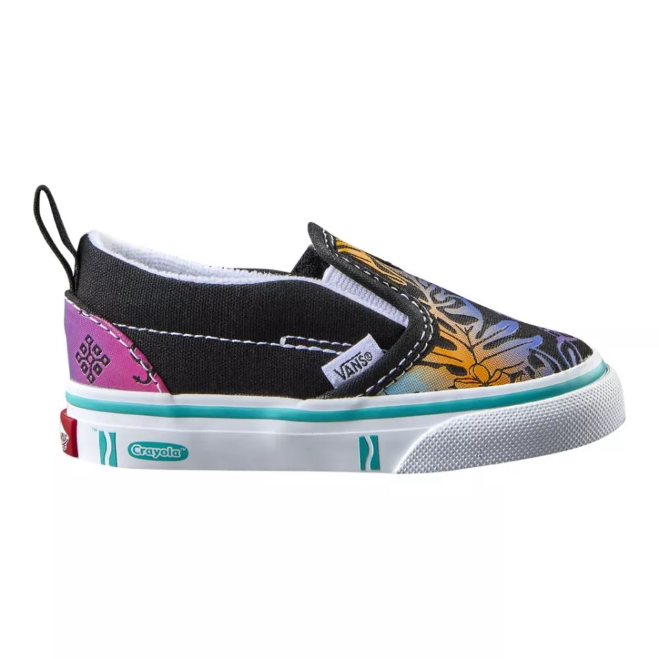 Vans X Crayola Chaussures De Skate V à Enfiler Pour Toute-petite Fille Diy-trace Tes Rêves