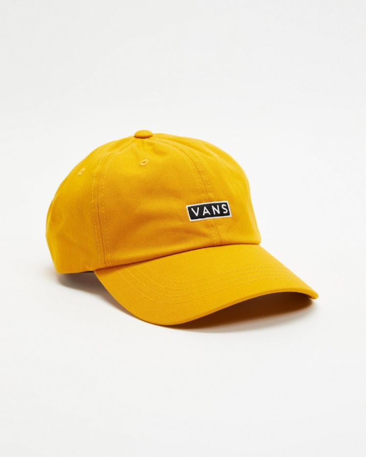 Casquette Vans Bec Courbé Jockey Jaune Doré