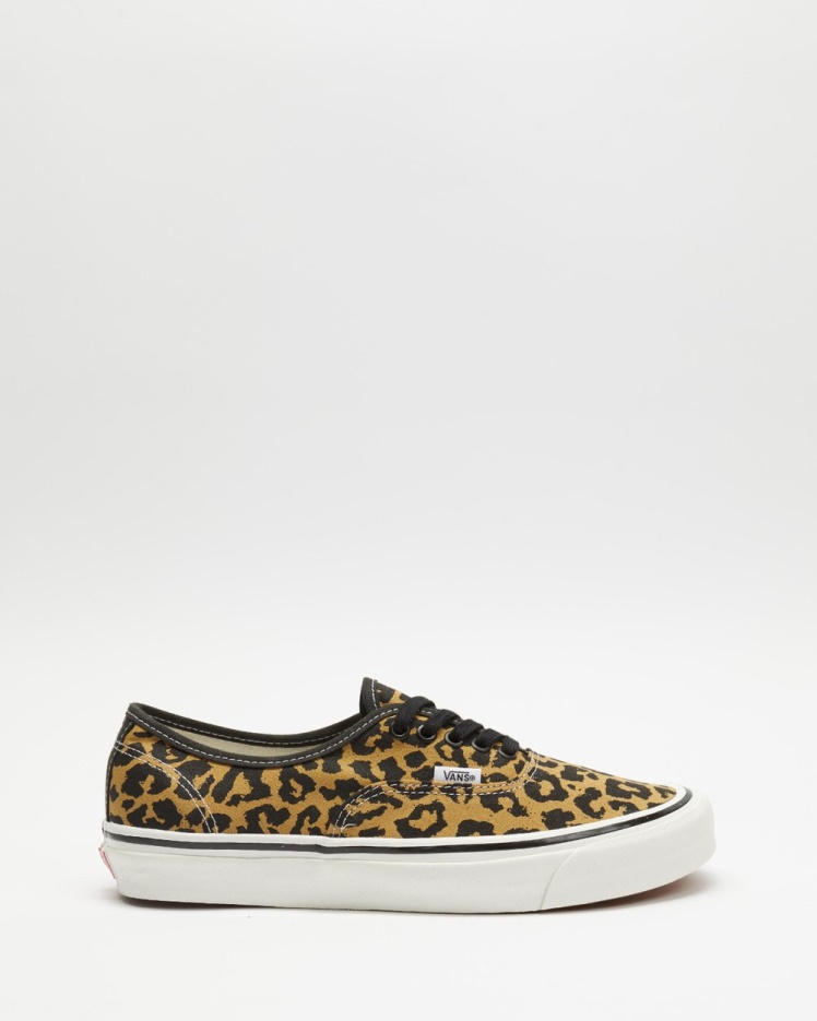 Vans Anaheim Authentique 44 Dx - Léopard Noir-tan Unisexe