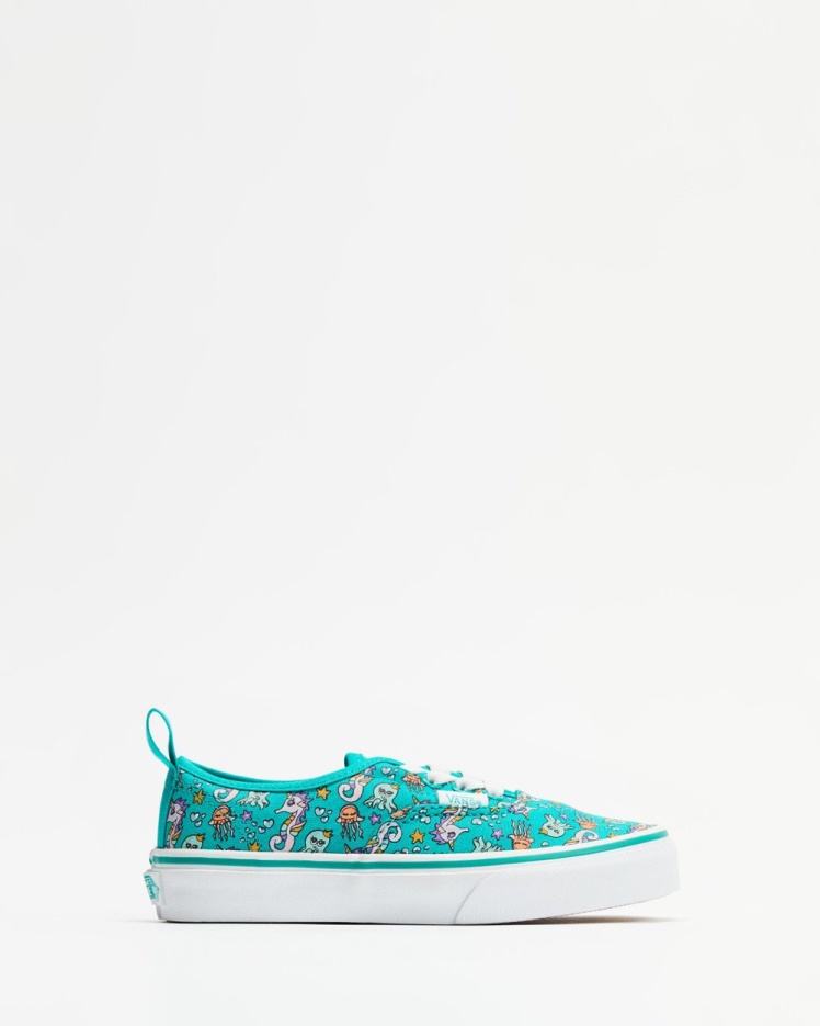 Vans Authentiques Lacets élastiques - Enfants Spectra Green-true White