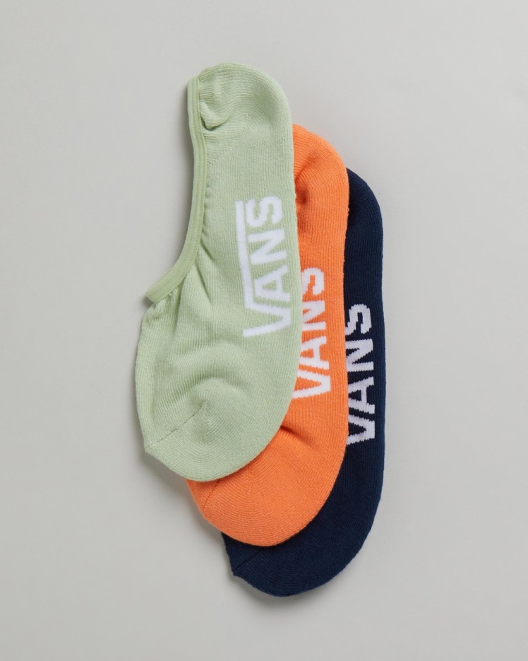 Vans Classic Super No-show Chaussettes Lot De 3 Vert Céladon