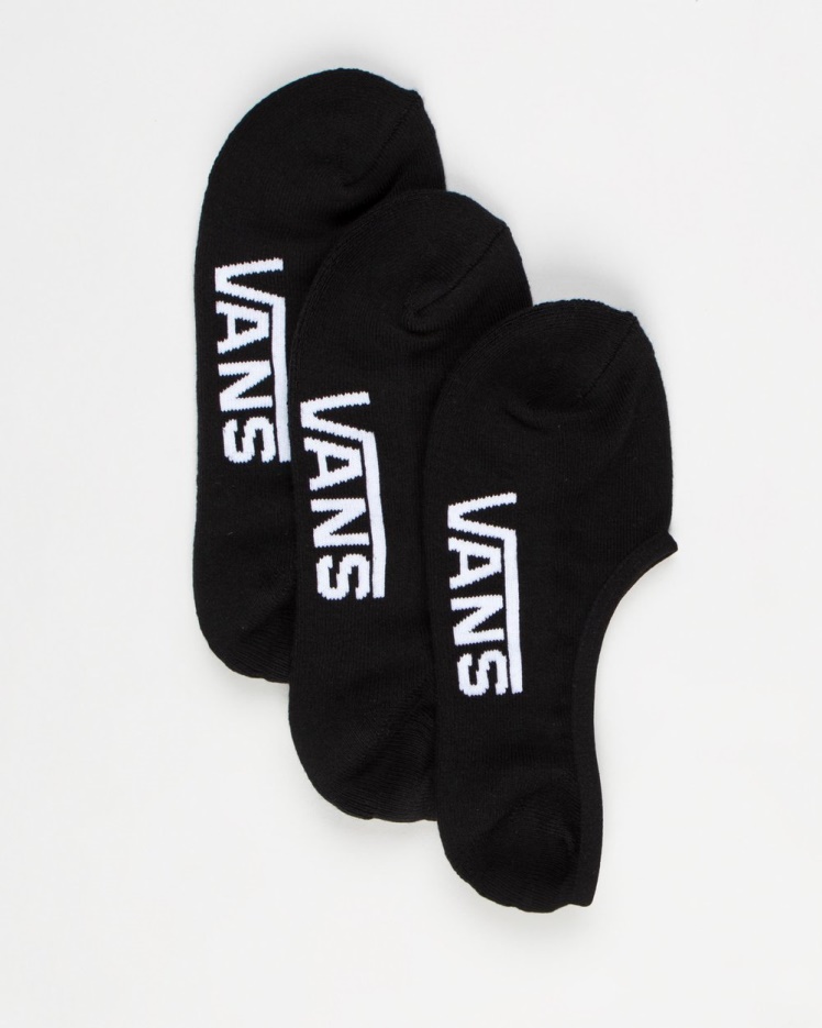 Vans Classic Super No-show 3 Paires De Chaussettes Noir