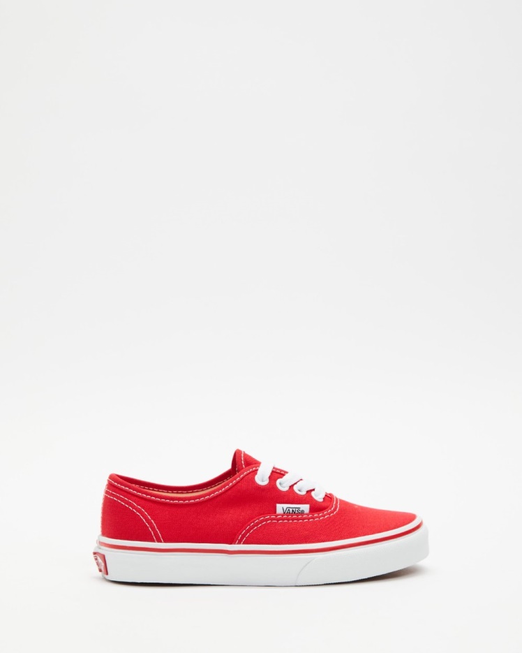 Vans Fashion Authentique - Unisexe Rouge-true White