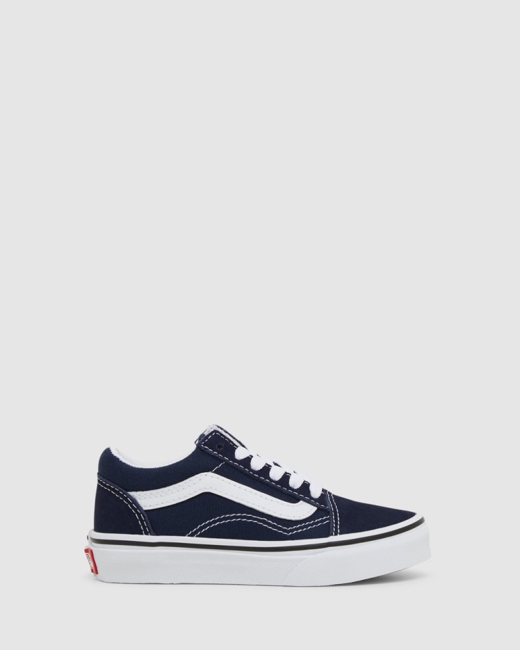 Vans Old Skool Mode Jeunesse Encre-blanc
