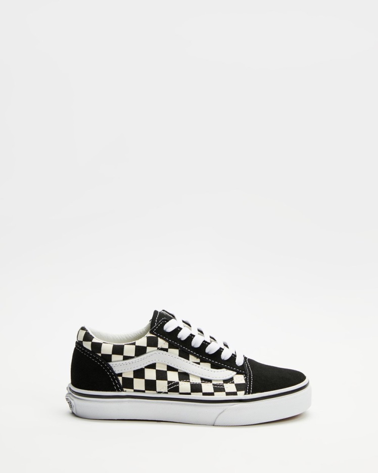 Vans Old Skool Primary Check - Enfant Noir-blanc