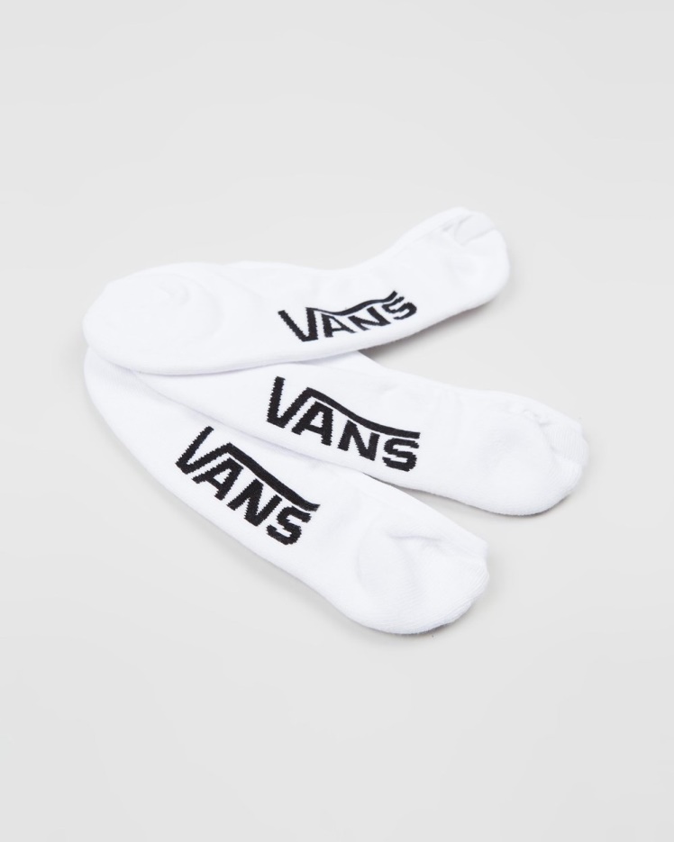 Vans Classic Super No-show 3 Paires De Chaussettes Blanc