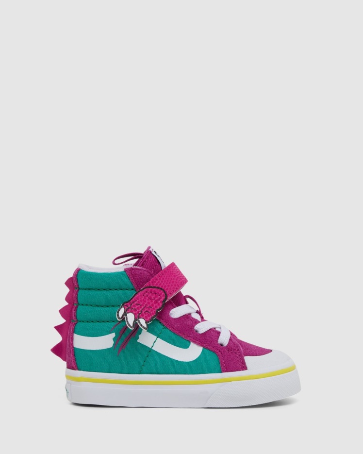 Vans Sk8-hi Reissue V Dino Enfant Violet-vert Mode