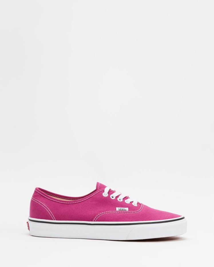 Vans Authentique - Unisexe Fuchsia Rouge-true White